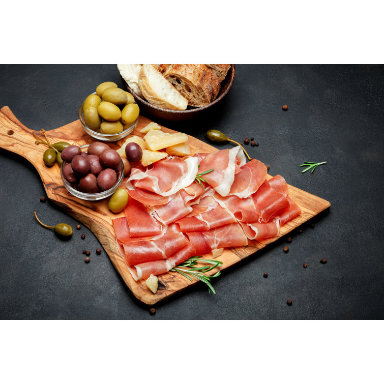 Ebern Designs Italian Prosciutto Crudo by Repinanatoly Wrapped Canvas